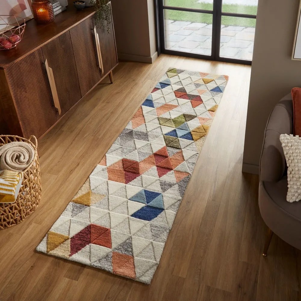 Vlnený behúň Flair Rugs Amari, 60 x 230 cm
