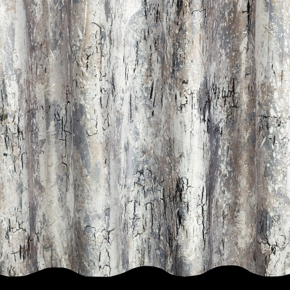 ZATEMŇOVACÍ ZÁVES NA KRÚŽKOCH MALIA 140X250 CM VZOROVANÁ