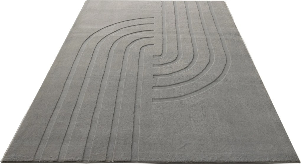 Kusový koberec Zen Deluxe 700 Grey, 80x150, šedá, obývacia izba, Obsession