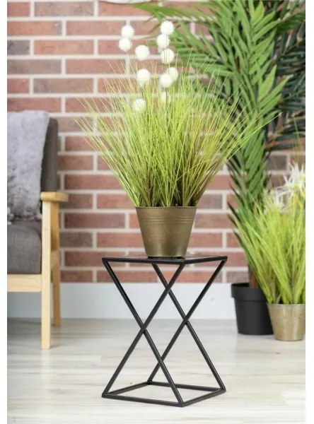 Stojan na kvety 40x24 čierna