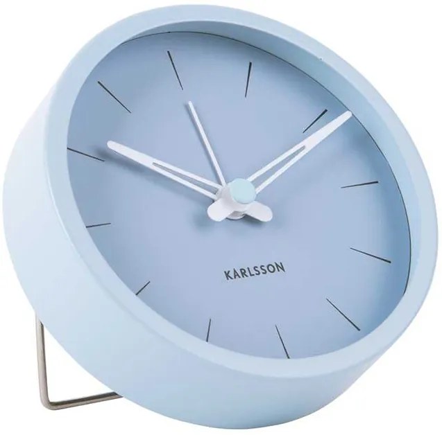 KARLSSON Budík Lure S modrá 9 × 3 cm
