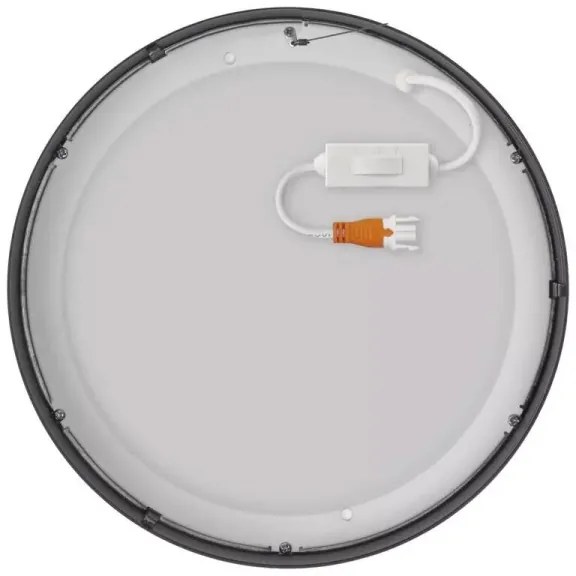 LED Stropné svietidlo LED/21W/230V 3000/3500/4000K pr. 22,5 cm čierna