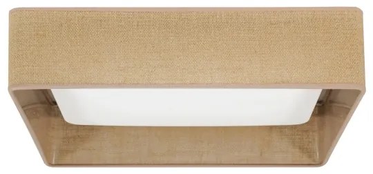 Brilagi - LED Stropné svietidlo VELVET SQUARE LED/24W/230V hnedá