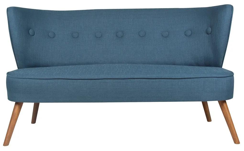Dizajnová pohovka Verena 141 cm modrá