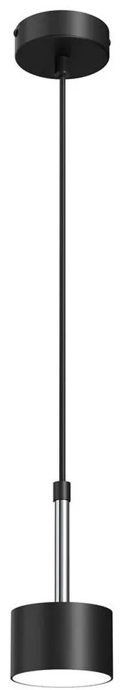 Milagro Luster na lanku ARENA 1xGX53/11W/230V čierna/chróm MI1758
