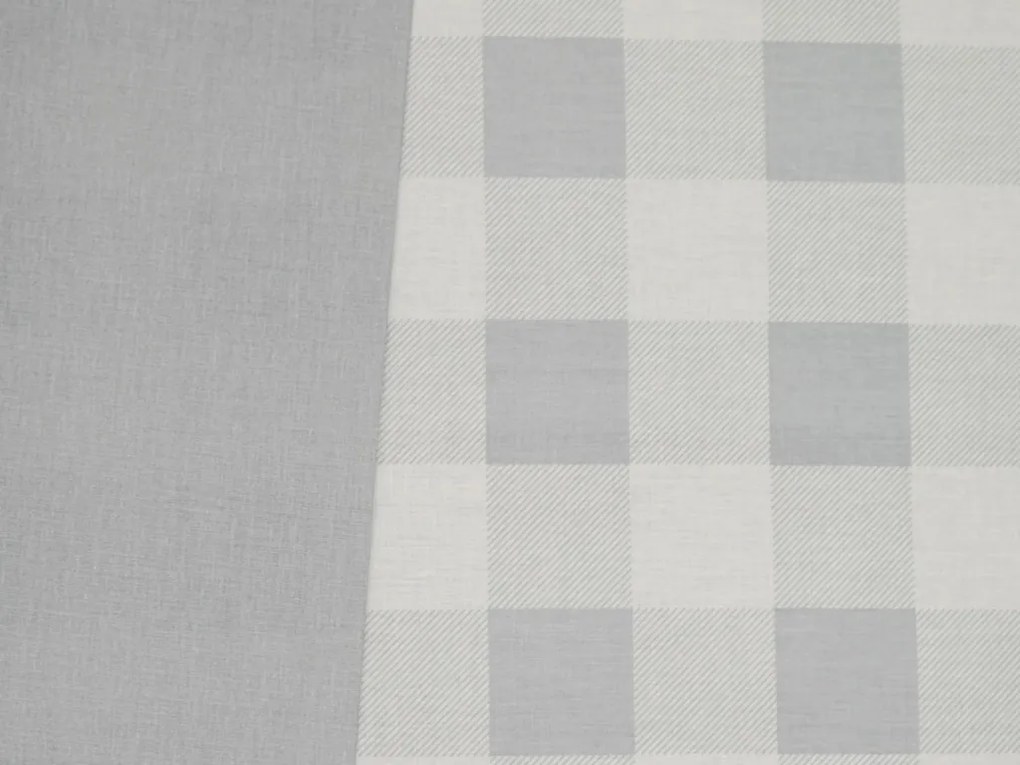 Obliečky z Renforcé bavlny KOSTKA sivé Rozmer obliečky: 70 x 90 cm | 140 x 200 cm