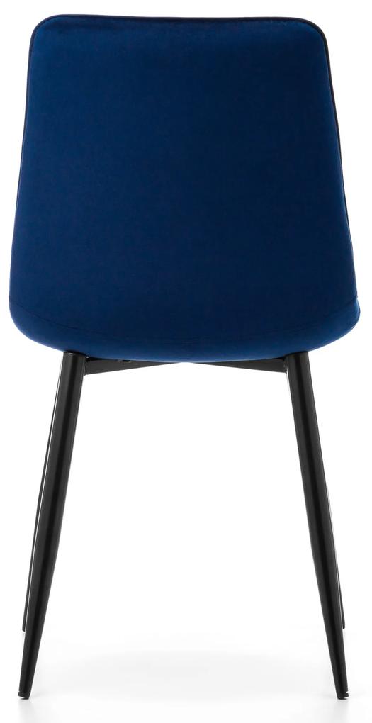 edálenská stolička chic velvet modrá | jaks