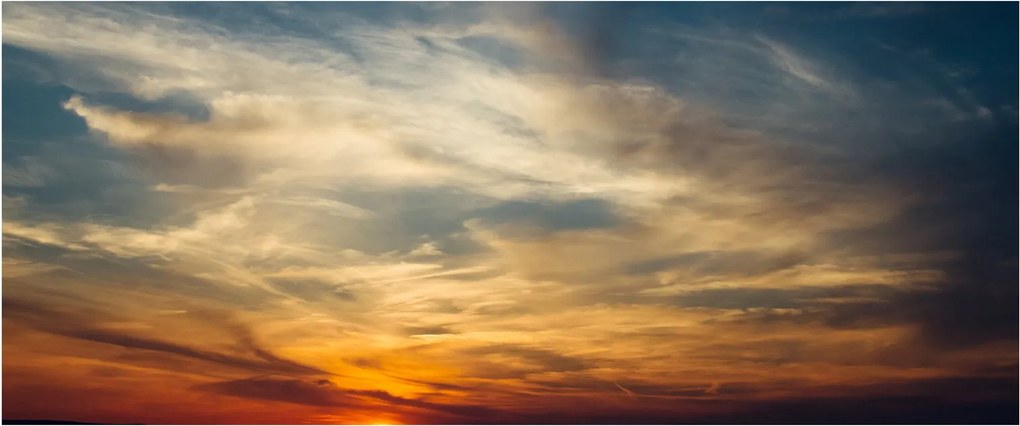 Obraz západu slnka (120x50 cm)