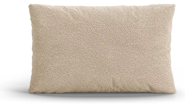 Béžový vankúš na gauč z textílie buklé Poppy – Micadoni