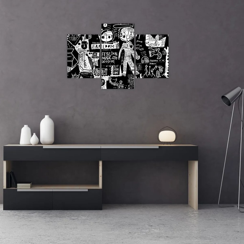 Obraz - Graffiti (90x60 cm)