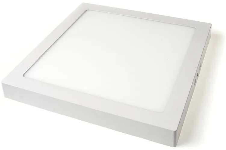 BERGE LED panel štvorcový prisadený - 24W - 230V - 1900Lm - studená