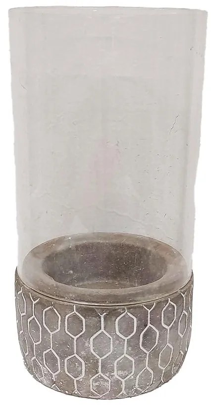 Cementový Kvetináč YS40571 9x9x17.5 cm