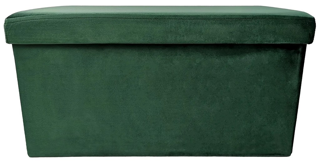 Skládací taburet PERFECT DUO 60x30 cm tmavě zelený