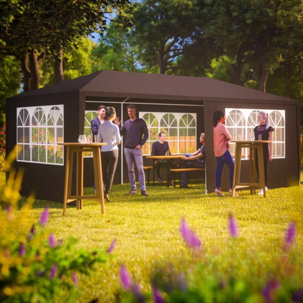 Párty stan NEAPOL, 3x6m, antracitová Jurhan