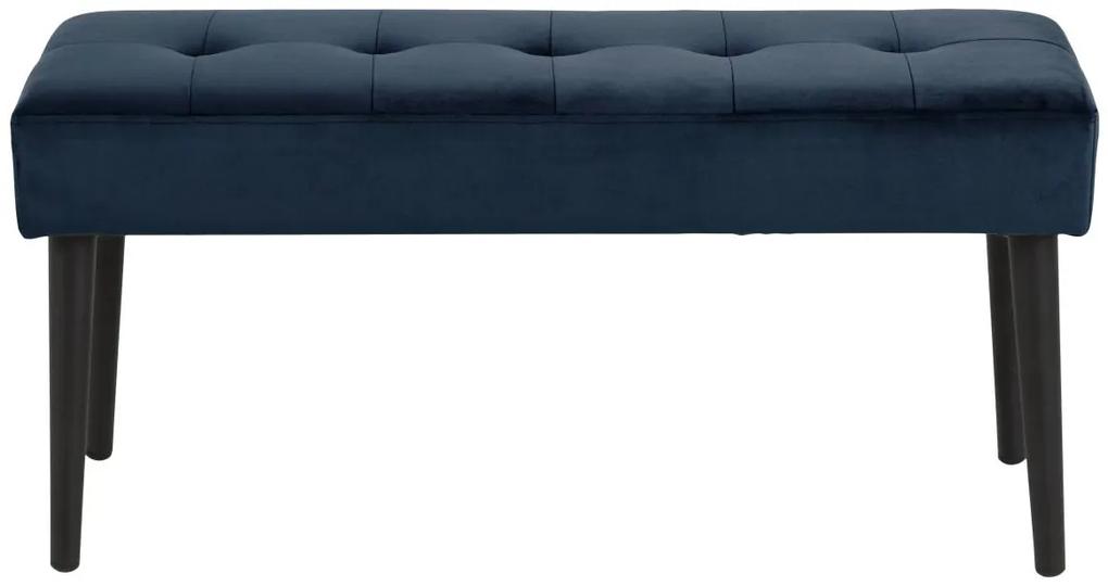 Dizajnová lavička Neola, navy modrá