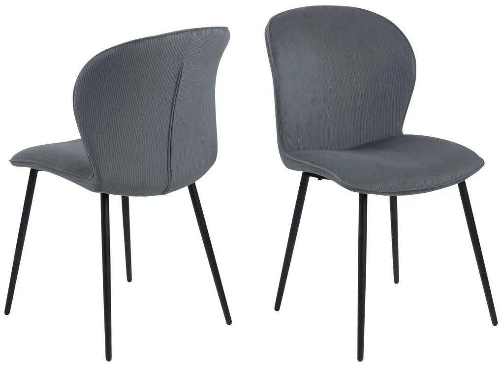 Dizajnová stolička Nenitte, šedá
