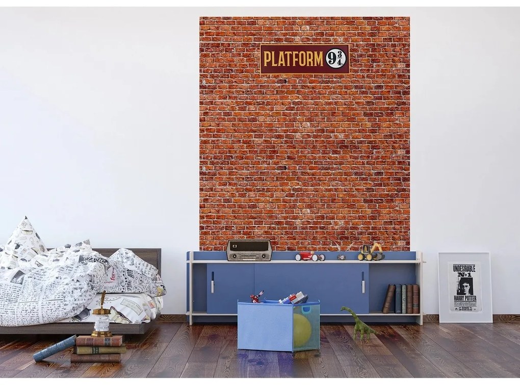 Detská fototapeta Harry Potter Platform 9 3/4 182 x 252 cm, 4 diely