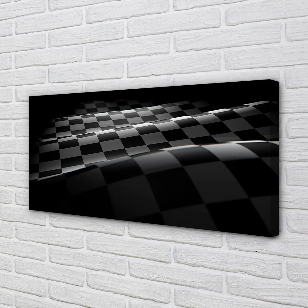 Obraz canvas checker vlajky 120x60 cm