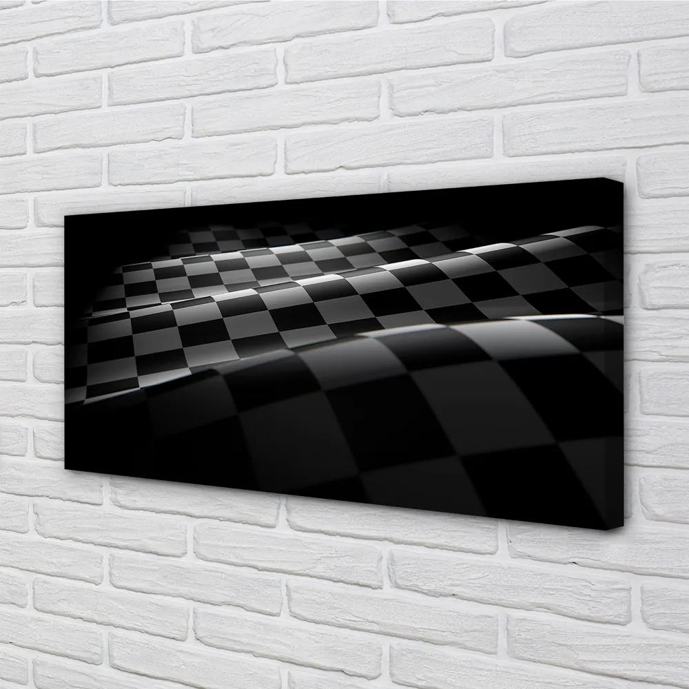 Obraz canvas checker vlajky 140x70 cm