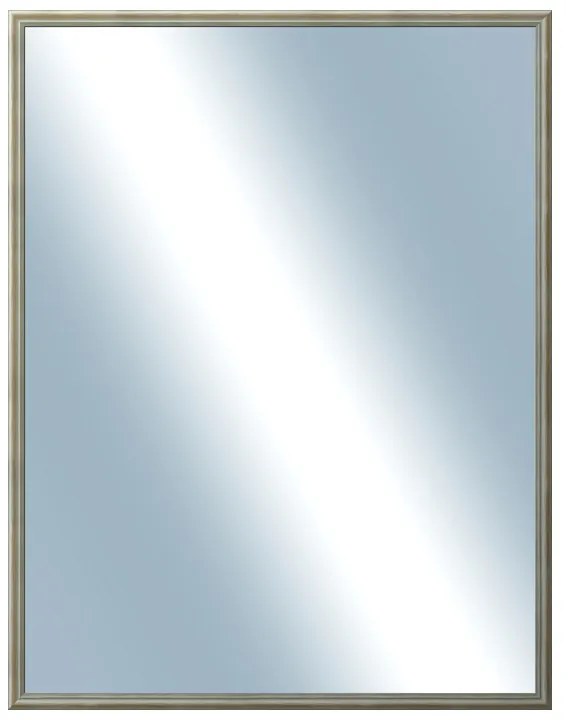 DANTIK - Zrkadlo v rámu, rozmer s rámom 70x90 cm z lišty Y-ka oranžová linka (3128)