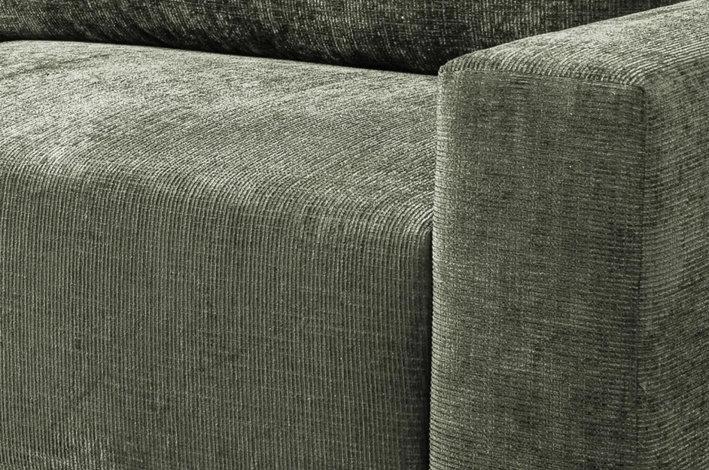 Rozkladacia pohovka Anafi, machovo - zelená látka