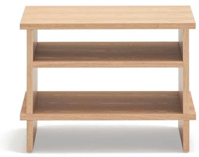 Nočný stolík v dekore duba v prírodnej farbe Inari – Teulat