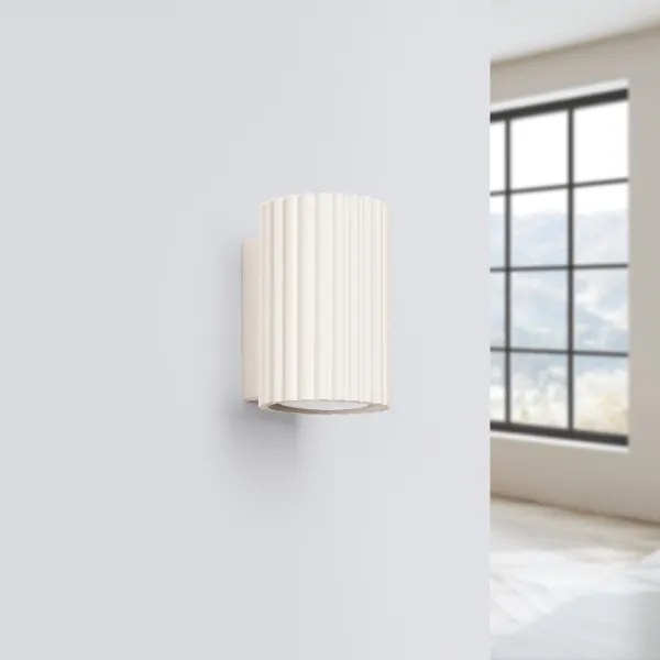 Sollux SL.1652 - Nástenné svietidlo KARBON 1xGU10/10W/230V krémová