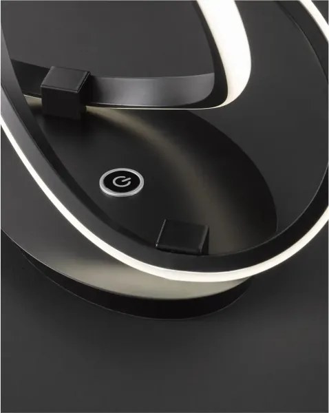 LED stmievateľná stolová lampa INDIGO LED/19W/230V 3000K čierna