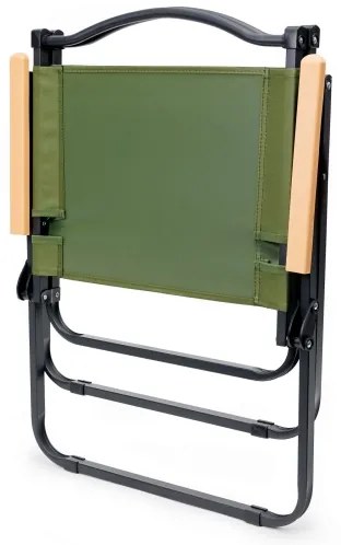 Skladacia kempingová stolička zelená