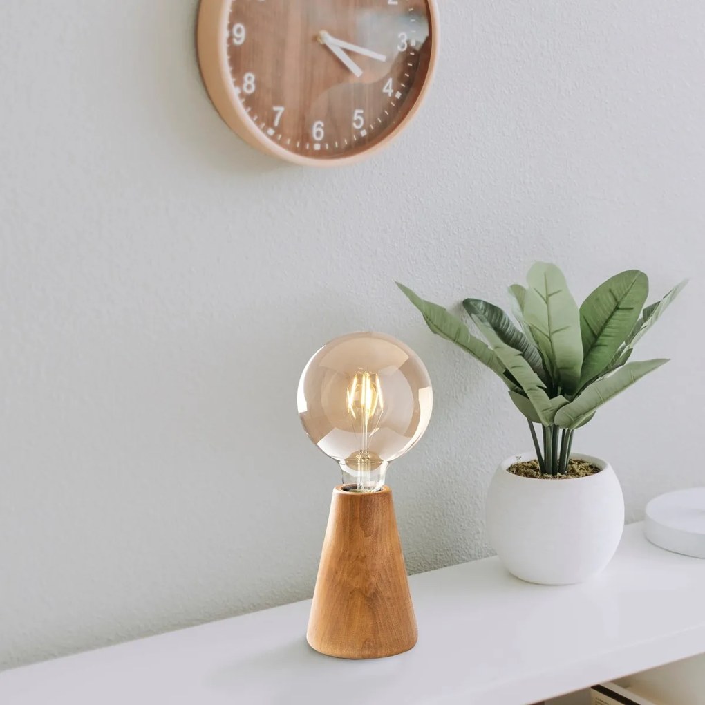 Stolová lampa Kavuk Figure hnedá