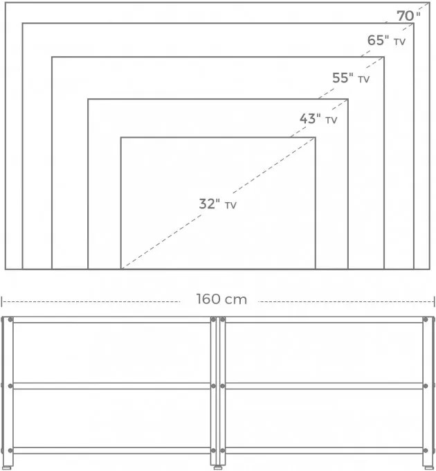 Tv stolík LTV095B01