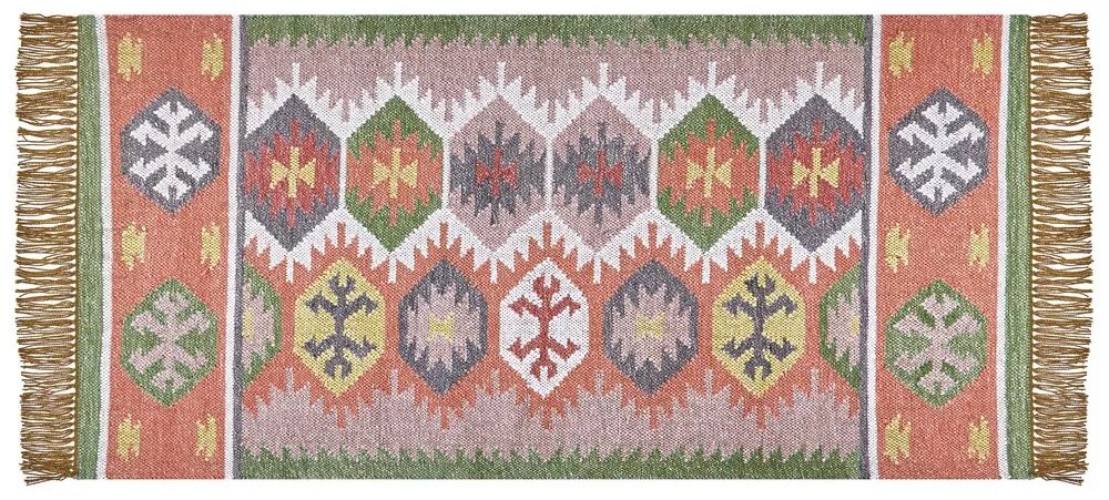 Vonkajší koberec 80 x 150 cm viacfarebný SAHBAZ Beliani