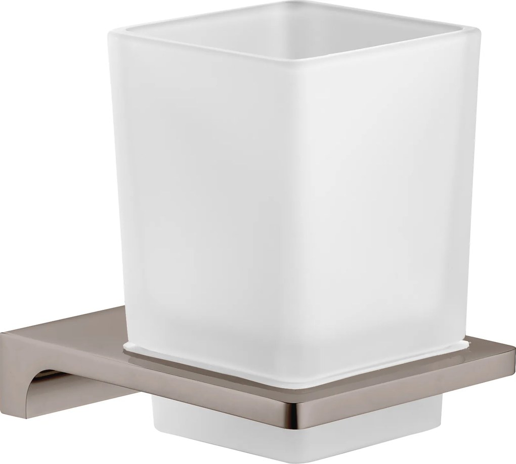 Slezák - RAV Držiak kefiek sklenený NIL - NLA0201MGL, Metal Grey lesk