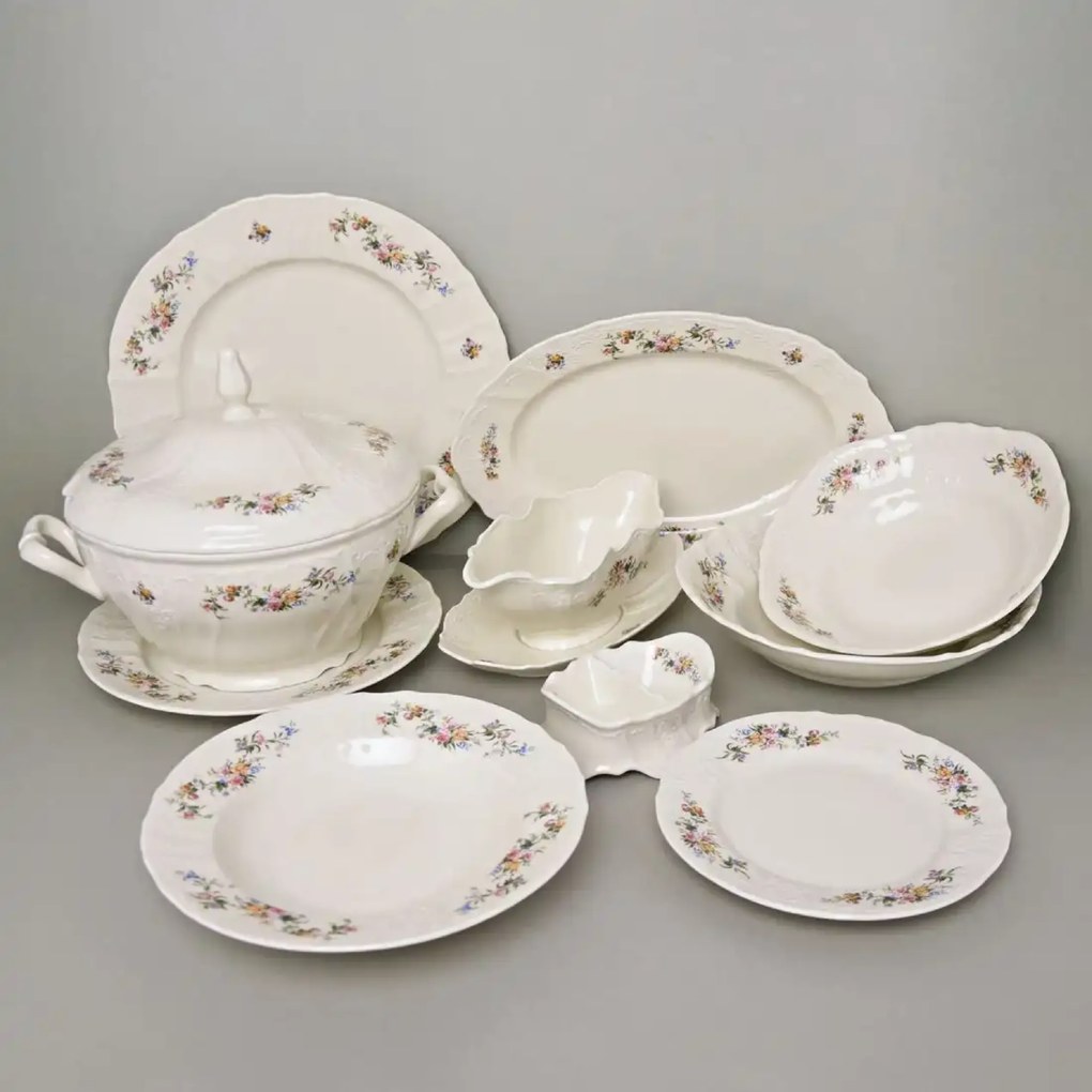 Bernadotte ivory tanierová sada pre 6 osôb, 26ks