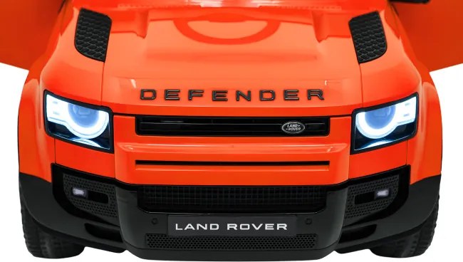Elektrické autíčko Land Rover Defender oranžové