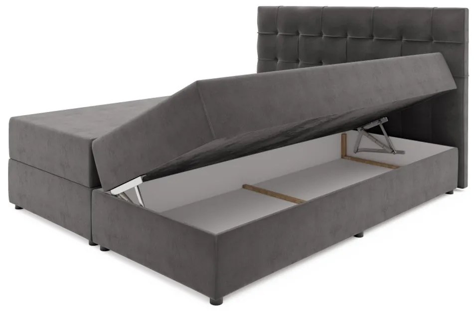 Čalúnená posteľ boxspring BETANIA + úložný priestor - itaka 33 / 140x200 / nie