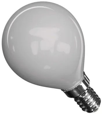 EMOS LED žiarovka mliečna, E14, Mini, 4,2W, 465lm, 2700K, teplá biela