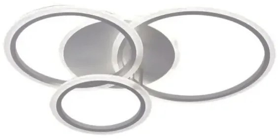 LED Stmievateľný prisadený luster LED/40W/230V biela + diaľkové ovládanie