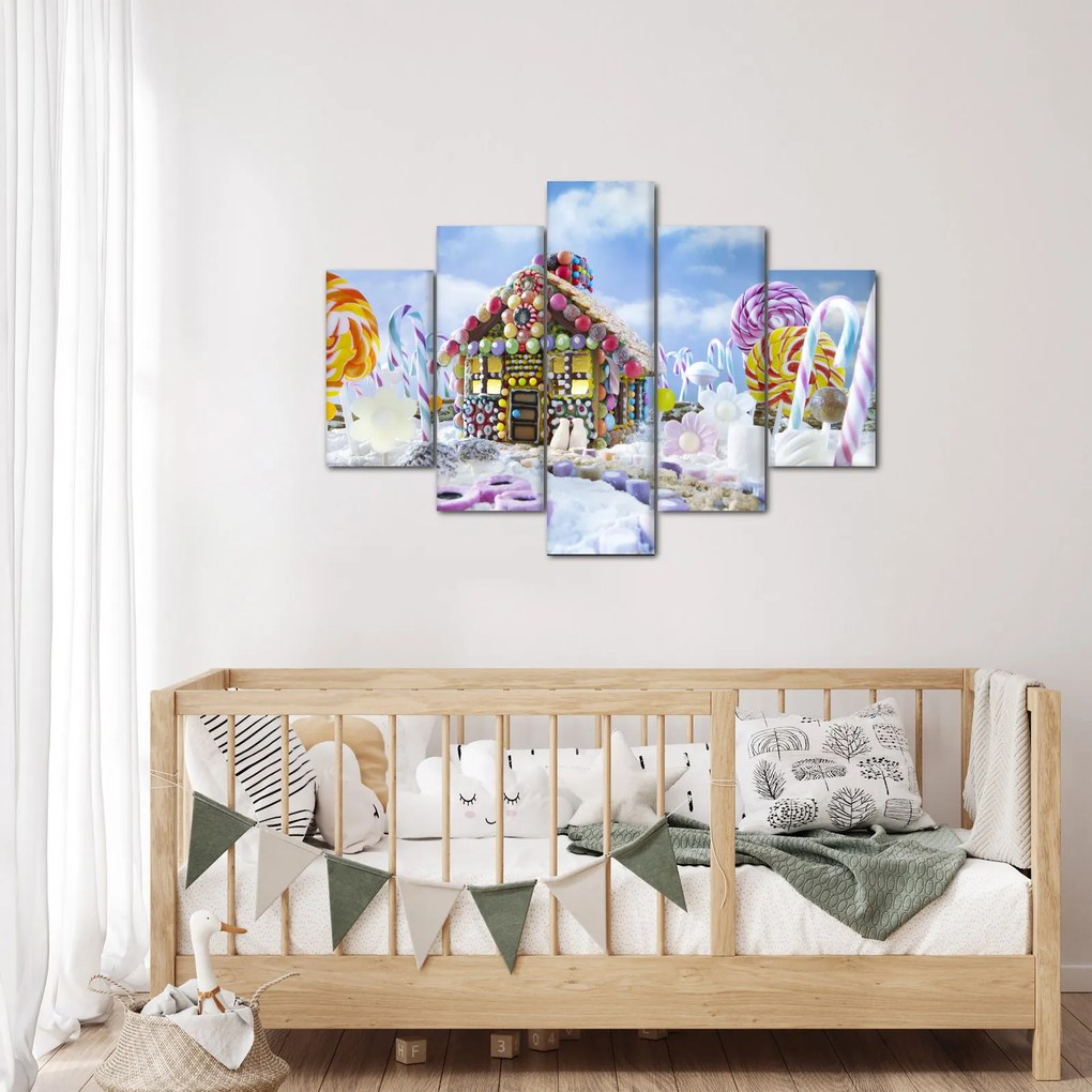 Obraz - Perníková chalúpka (150x105 cm)