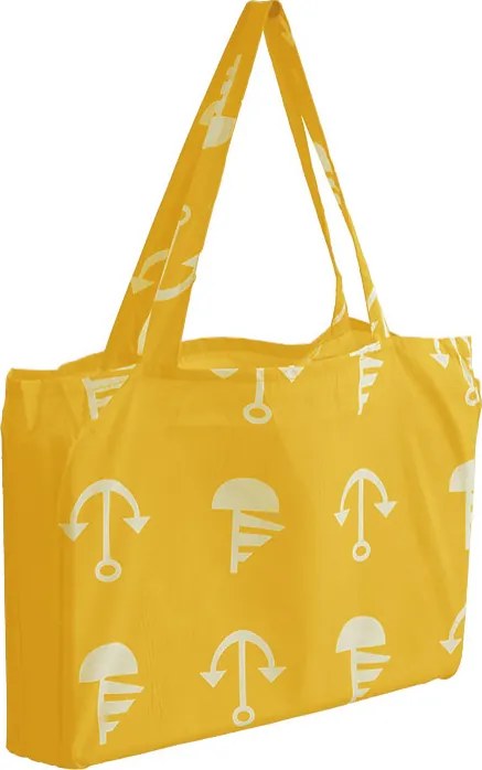 Plážové ležadlo KOTVA 180x50 cm, žlté