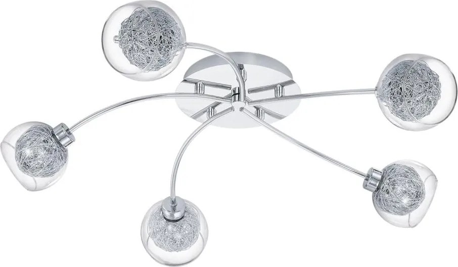 Eglo 93055 - Stropné svietidlo OVIEDO 5XG9/33W/230V