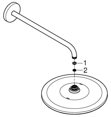 GROHE 26557000 - Súprava hlavovej sprchy RAINSHOWER 310, 422 mm, lesklý chróm