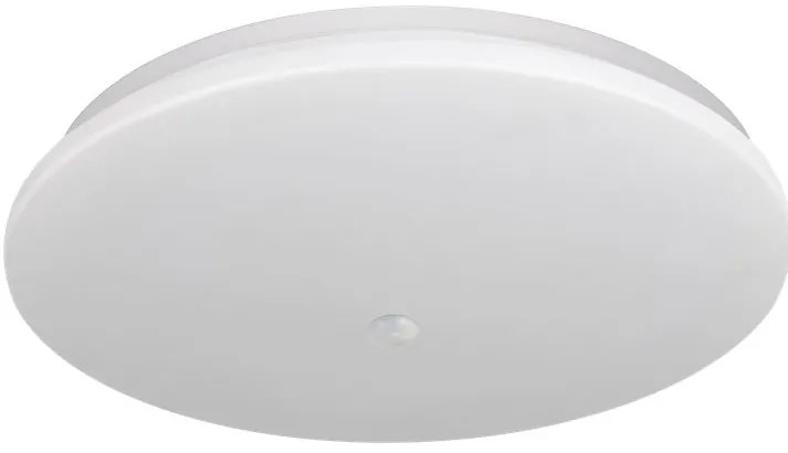 PLX LED stropné svietidlo do kúpeľne so senzorom ADAM, 18 W, denné biele svetlo, 33 cm, okrúhle, biele