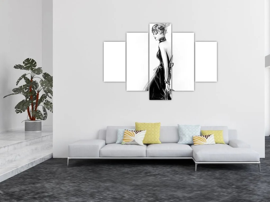 Obraz - Módne ilustrácie (150x105 cm)