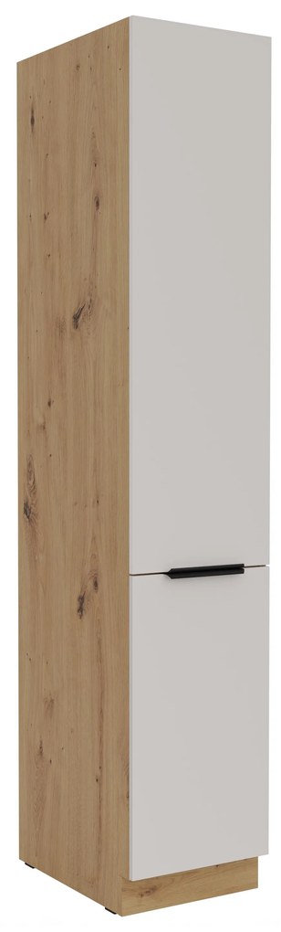 Potravinová kuchynská skrinka Sayla 40 DK-210 2F (kašmír + dub artisan). Akcia -20%. Vlastná spoľahlivá doprava až k Vám domov. 1121449