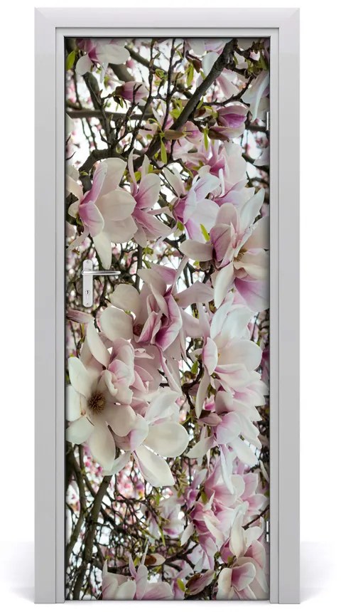Fototapeta na dvere kvet magnólia 95x205 cm