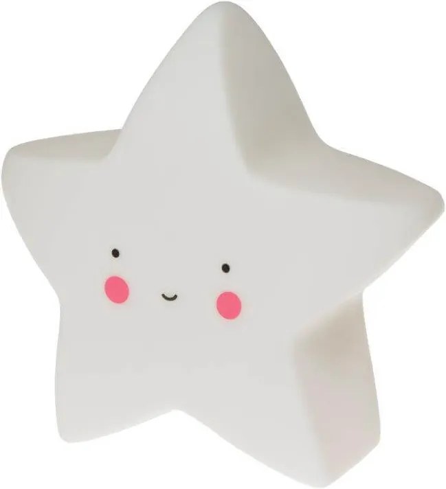 Bestent LED Detská nočná lampa Biela Hviezdička
