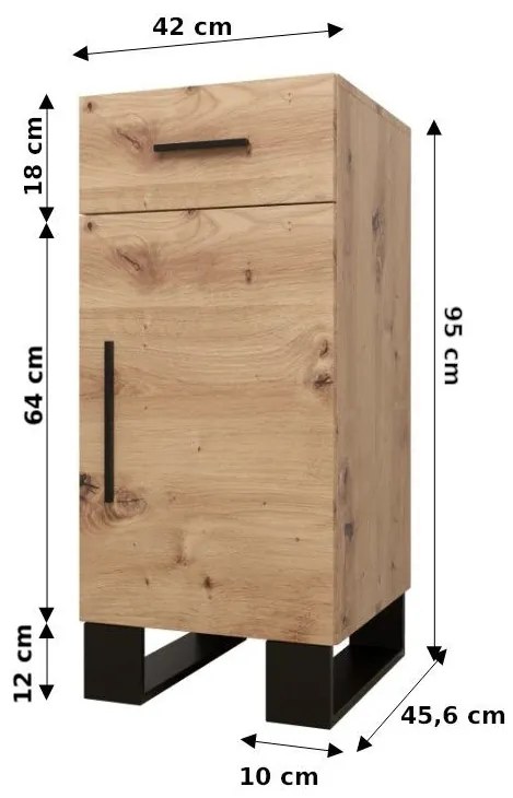 Predsieňová zostava Amanda 16 (dub artisan + zelená). Akcia -30%. Vlastná spoľahlivá doprava až k Vám domov. 1085994