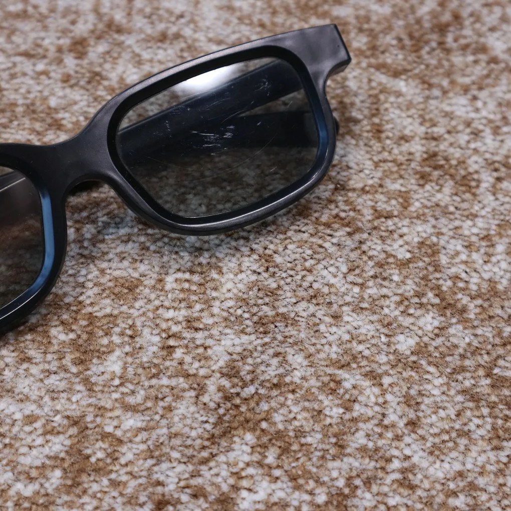 Metrážny koberec Milano 43 tm. béžový, na mieru, šíře 4m,5m, béžová, filc, detská izba, Spoltex