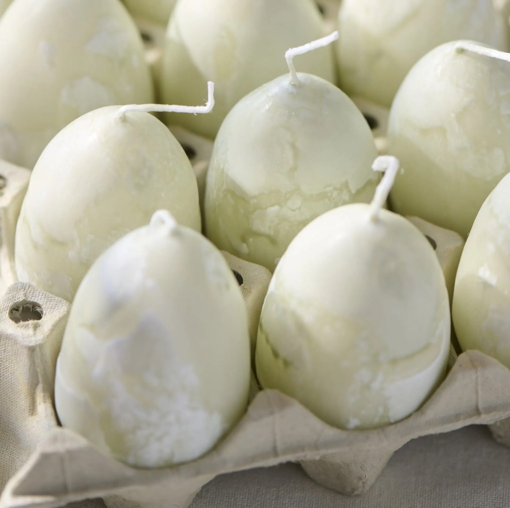 Ib Laursen Sviečka Egg Green Tea